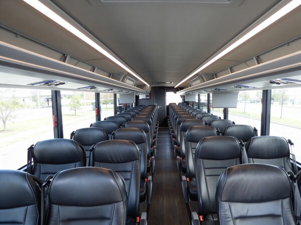 50 Passenger Charter Bus Interior