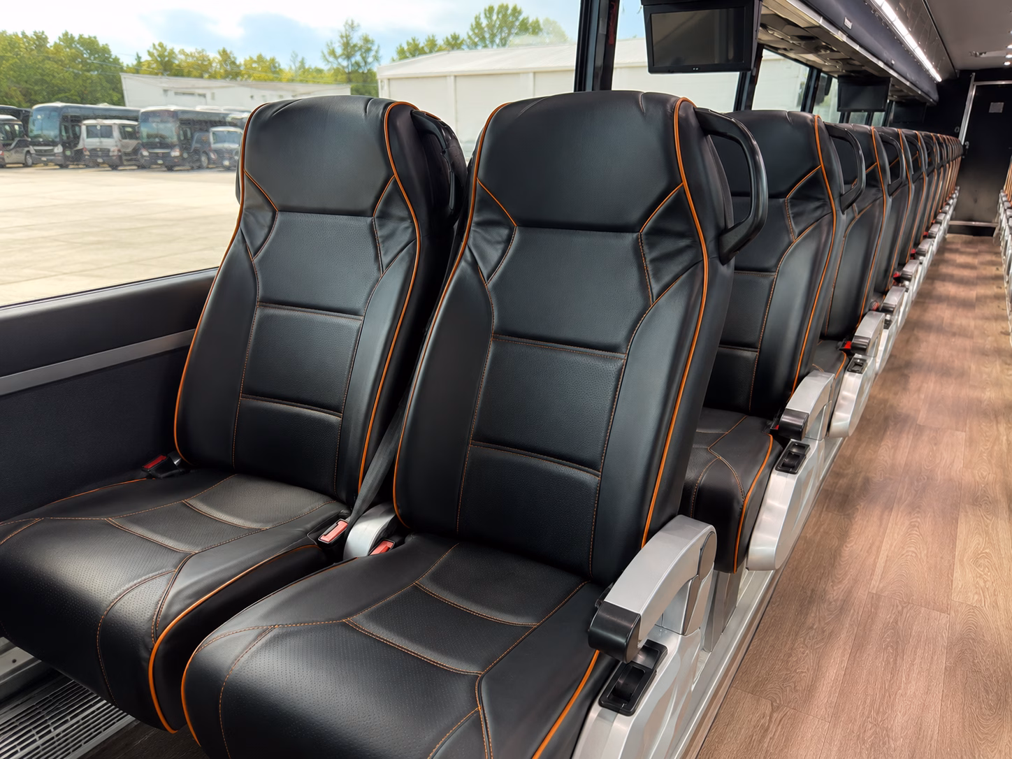 buses for wichita weddings during river festival and peak season