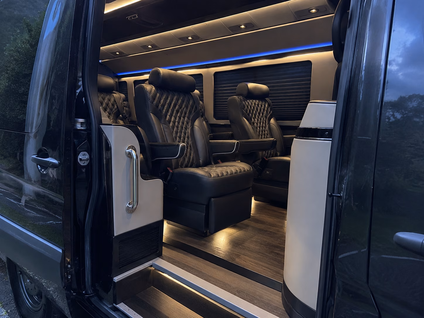 sprinter van with driver interior